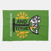  glin en tonische kunst theedoek (Horizontaal)