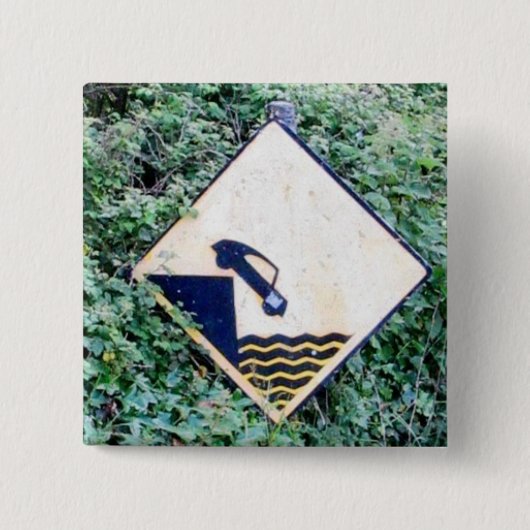 Glin Ireland Sign Vierkante Button 5,1 Cm (Voorkant)