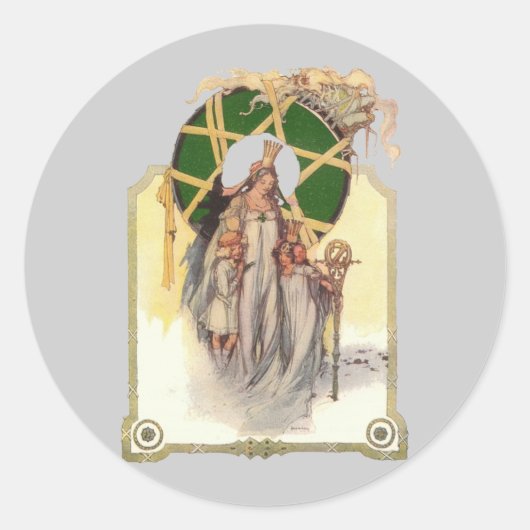 Glinda, Dorothy & Ozma Ronde Sticker (Voorkant)