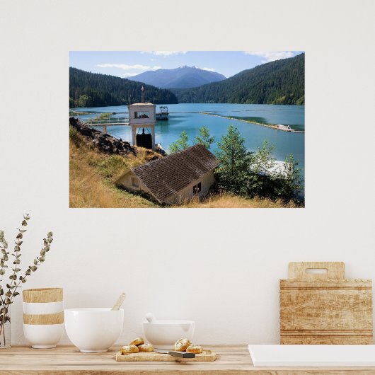 Glines Canyon Dam Print (Keuken)