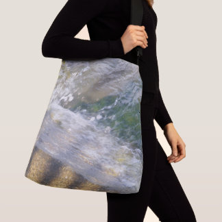 Glinsterend Water op Rotsen Tote Crossbody Tas