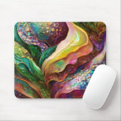 Glinsterende Abstracte texturen Muismat (Met muis)