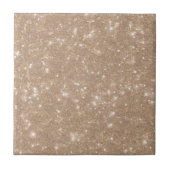 Glinsterende beige witte sprankelende vloerwand tegeltje (Voorkant)