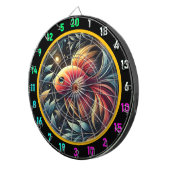 Glinsterende Betta Dartboard Game Set Dartbord (Voorkant Rechts)