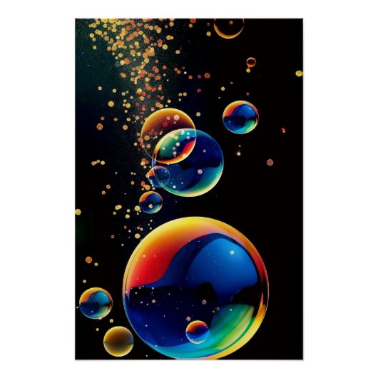 Glinsterende Bubbels Perfect Poster (Voorkant)