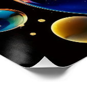 Glinsterende Bubbels Perfect Poster (Hoek)