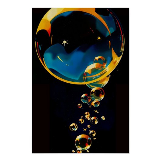 Glinsterende Bubbels Perfect Poster (Voorkant)