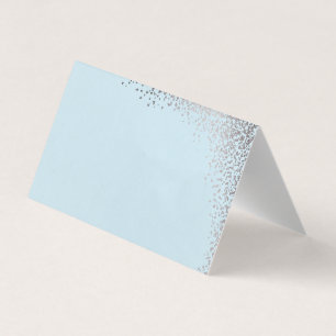 Glinsterende confetti tafel plaats kaarten