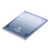 Glinsterende Crown Blue Notitieblok (Linkerzijde)