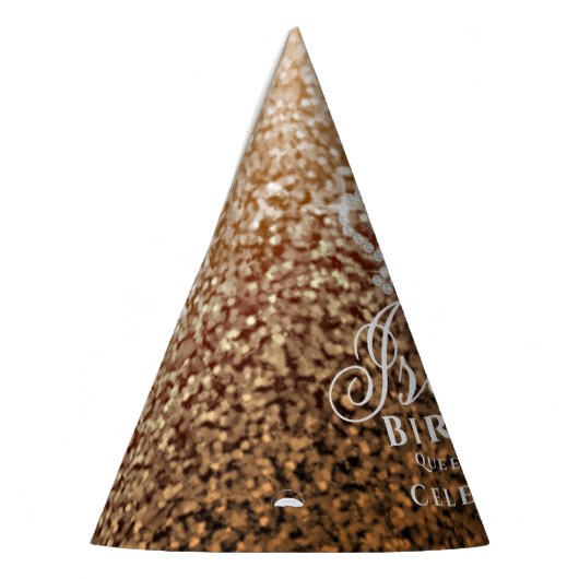 Glinsterende Crown Gold Feesthoedjes (Links)