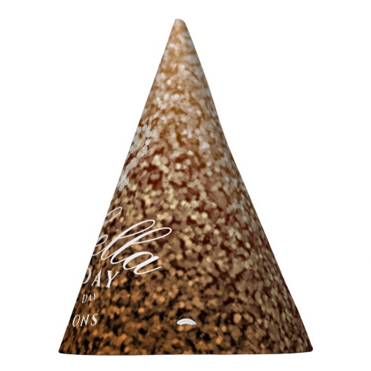 Glinsterende Crown Gold Feesthoedjes (Rechts)