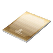 Glinsterende Crown Gold Notitieblok (Linkerzijde)