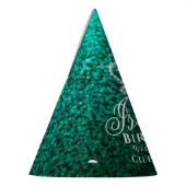 Glinsterende Crown Green Feesthoedjes (Links)