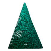 Glinsterende Crown Green Feesthoedjes (Rechts)