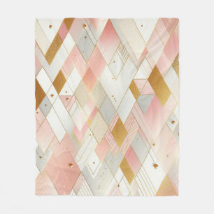 Glinsterende driehoekspectra fleece deken