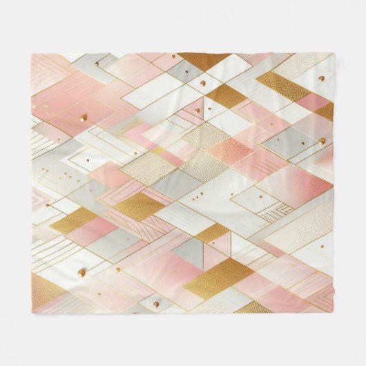 Glinsterende driehoekspectra fleece deken (Voorkant (Horizontaal))