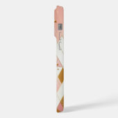 Glinsterende driehoekspectra iPhone hoesje (Linkerkant)