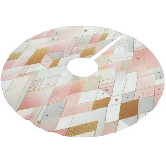 Glinsterende driehoekspectra kerstboom rok (Gekanteld)