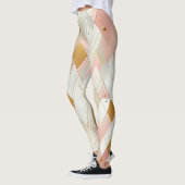 Glinsterende driehoekspectra leggings (Links)