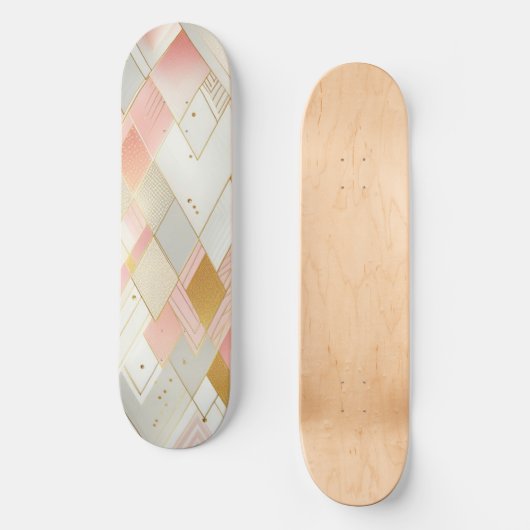 Glinsterende driehoekspectra persoonlijk skateboard (Voorkant)