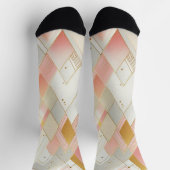 Glinsterende driehoekspectra sokken (Top)