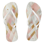 Glinsterende driehoekspectra teenslippers (Voetbed)