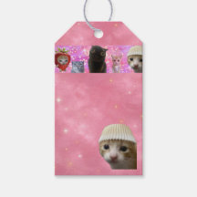 glinsterende etherische meme kat cadeaubijlage