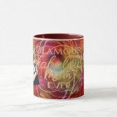 Glinsterende Fabulous Mom Foto Mok (Midden)