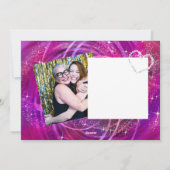 Glinsterende Fabulous Mom Magenta Kaart (Achterkant)