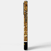 Glinsterende gouden confetti in viering Case-Mate iPhone case (Achterkant / Links)