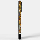 Glinsterende gouden confetti in viering Case-Mate iPhone case (Achterkant / Rechts)