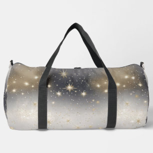 Glinsterende gouden en zilveren Duffel Bag Plunjezak