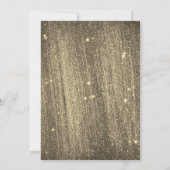 glinsterende gouden letters fabulous Save the Date Kaart (Achterkant)