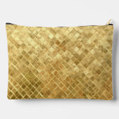 Glinsterende gouden Tegel Patroon Etui (Achterkant)