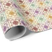 Glinsterende harten & rondingen cadeaupapier (Rol Hoek)