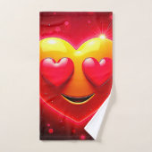 Glinsterende Hartogen Emotie Bad Handdoek (Handdoek)