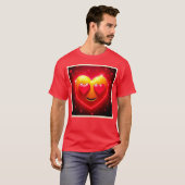 Glinsterende Hartogen Emotie T-shirt (Voorkant volledig)