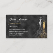 Glinsterende Jurken Luxe Boutique Visitekaartje (Achterkant)