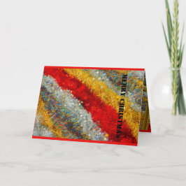 glinsterende kerstdraden op wenskaarten feestdagen kaart