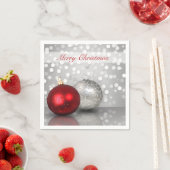 Glinsterende kerstversieringen - Papieren servet (Insitu)