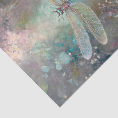 Glinsterende kleur, etherische libel tissuepapier (Detail)
