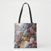 Glinsterende kleur tote bag (Voorkant)