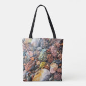 Glinsterende kleur tote bag (Achterkant)