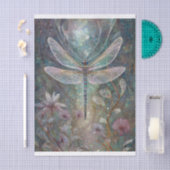 Glinsterende Koningin van de Zomer, Dragonfly Gard Tissuepapier (Craft)