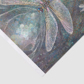 Glinsterende Koningin van de Zomer, Dragonfly Gard Tissuepapier (Detail)