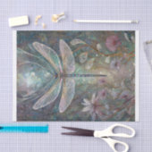 Glinsterende Koningin van de Zomer, Dragonfly Gard Tissuepapier (Craft)
