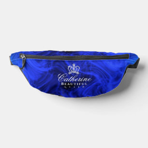 Glinsterende Kroon Luxe Blauw Heuptasje