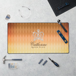 Glinsterende Kroon Luxe Goud Bureaumat
