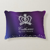 Glinsterende kroon Paarse blauw