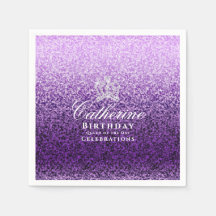 Glinsterende kroon Paarse